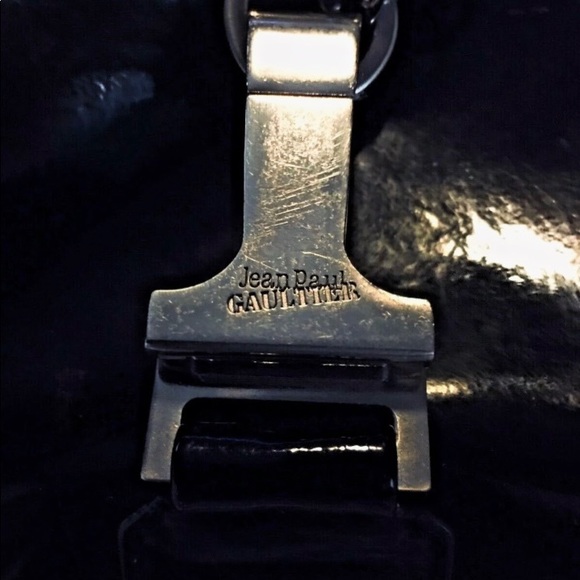 Authentic Jean Paul Gaultier Dr HandBag Boston Duffle Black - Picture 11 of 11